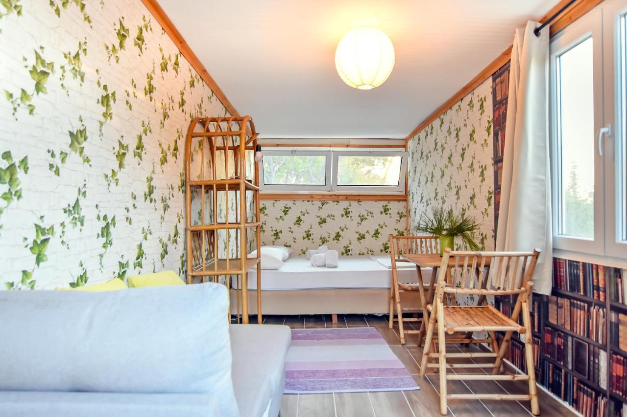 Drolma Ling Nature Cabins เธโอโลกอส ภายนอก รูปภาพ
