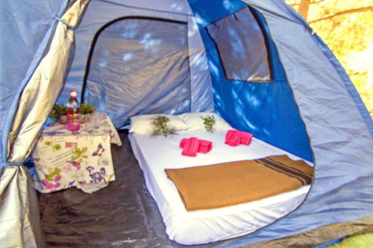 Drolma Ling Nature Cabins เธโอโลกอส ภายนอก รูปภาพ