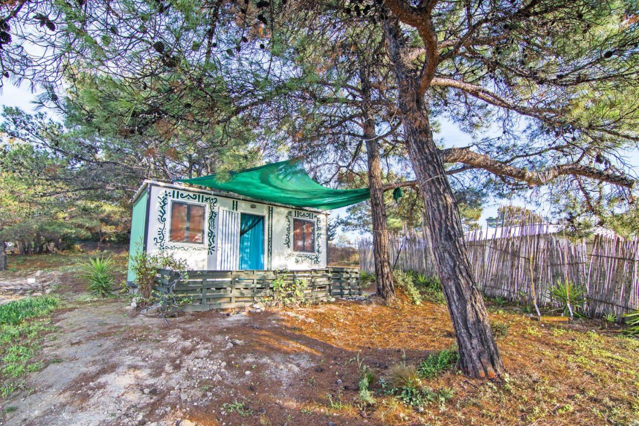 Drolma Ling Nature Cabins เธโอโลกอส ภายนอก รูปภาพ