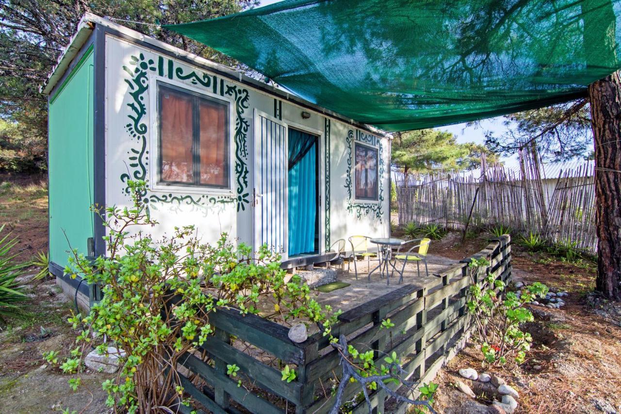Drolma Ling Nature Cabins เธโอโลกอส ภายนอก รูปภาพ